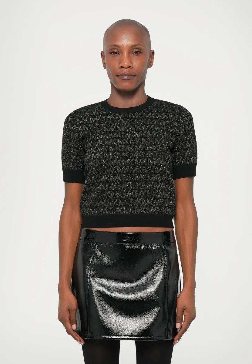 CREW - Strickpullover - black