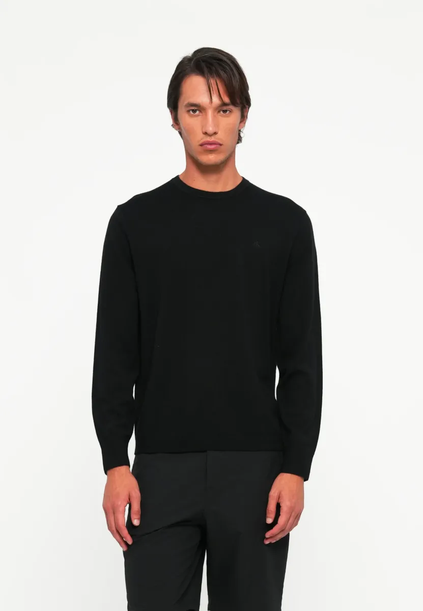 CREW  - Strickpullover - black