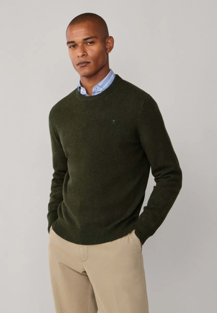 CREW - Strickpullover - hunter green