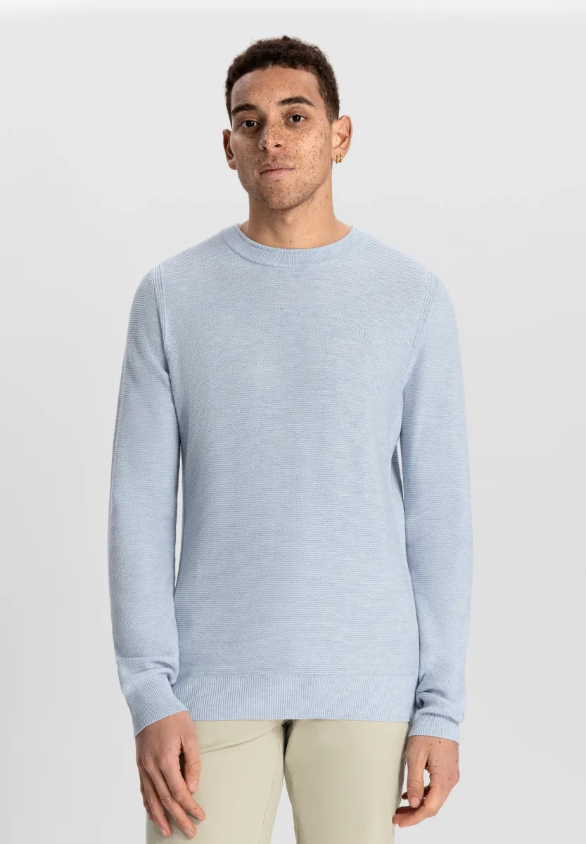 CREW - Strickpullover - lt. blue