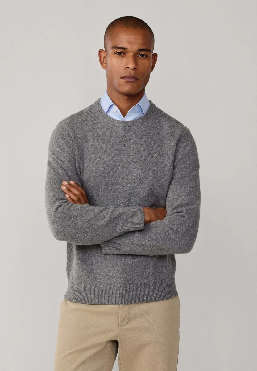 CREW - Strickpullover - metal grey