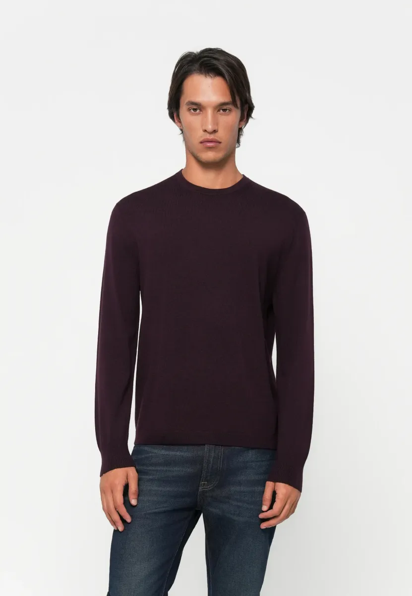 CREW  - Strickpullover - moroccan brown