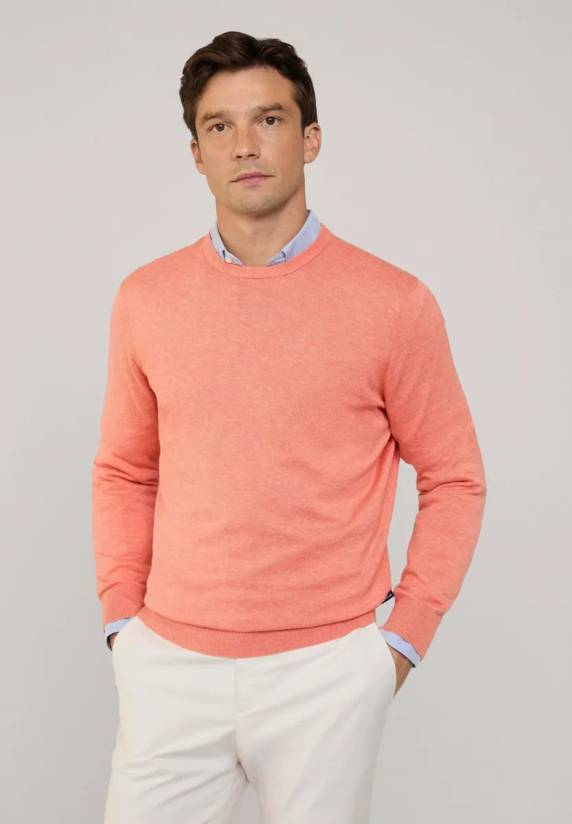 CREW - Strickpullover - orange