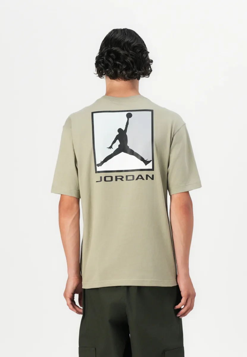 CREW - T-Shirt print - medium khaki