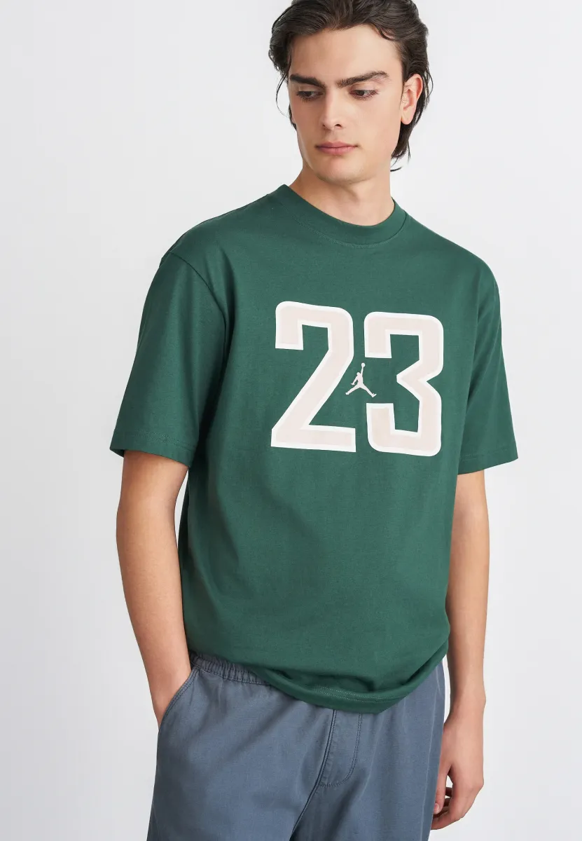 CREW - T-Shirt print - midnight green/fossil stone