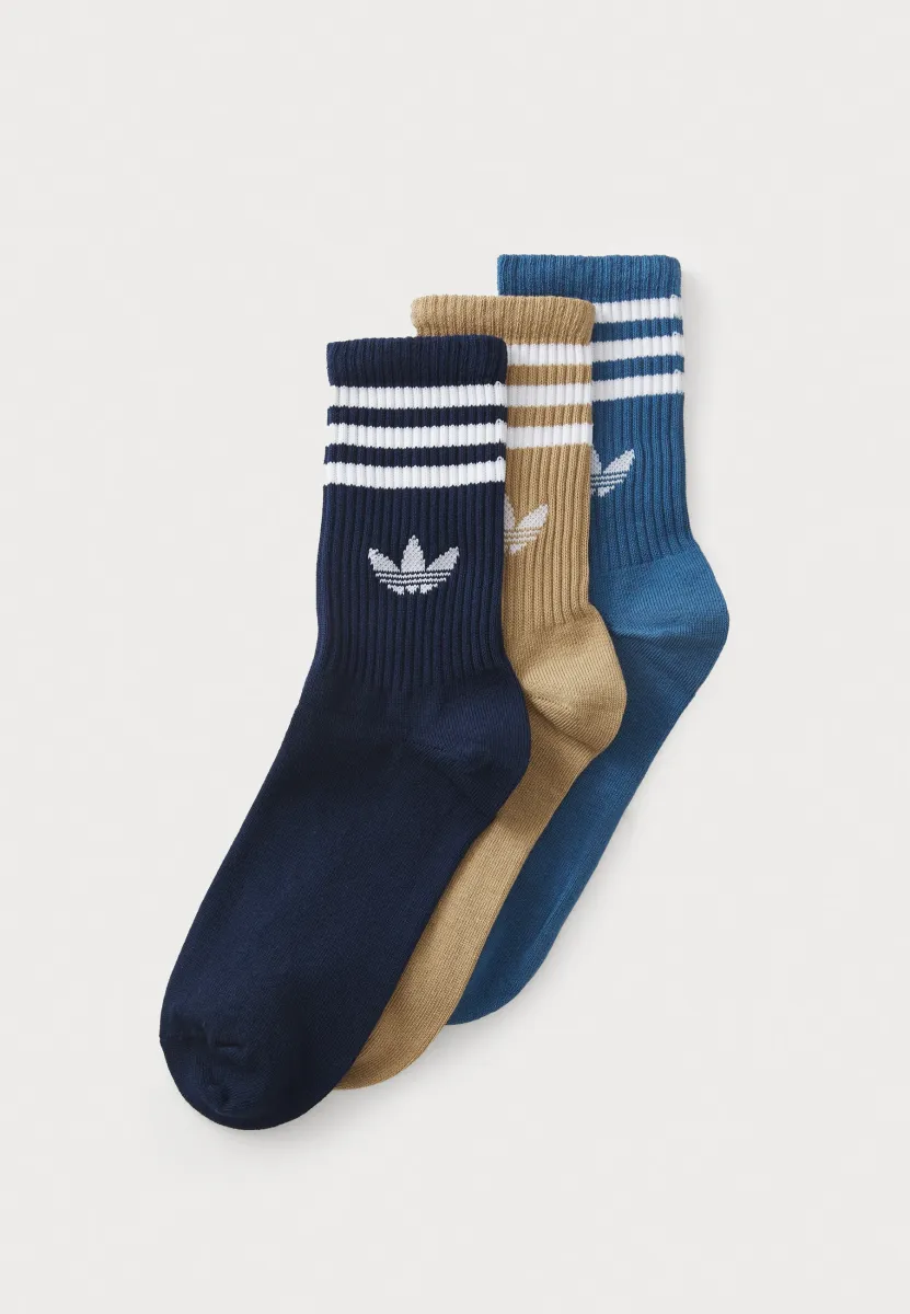 CREW UNISEX 3 PACK - Socken - ash blue/night indigo/cardboard