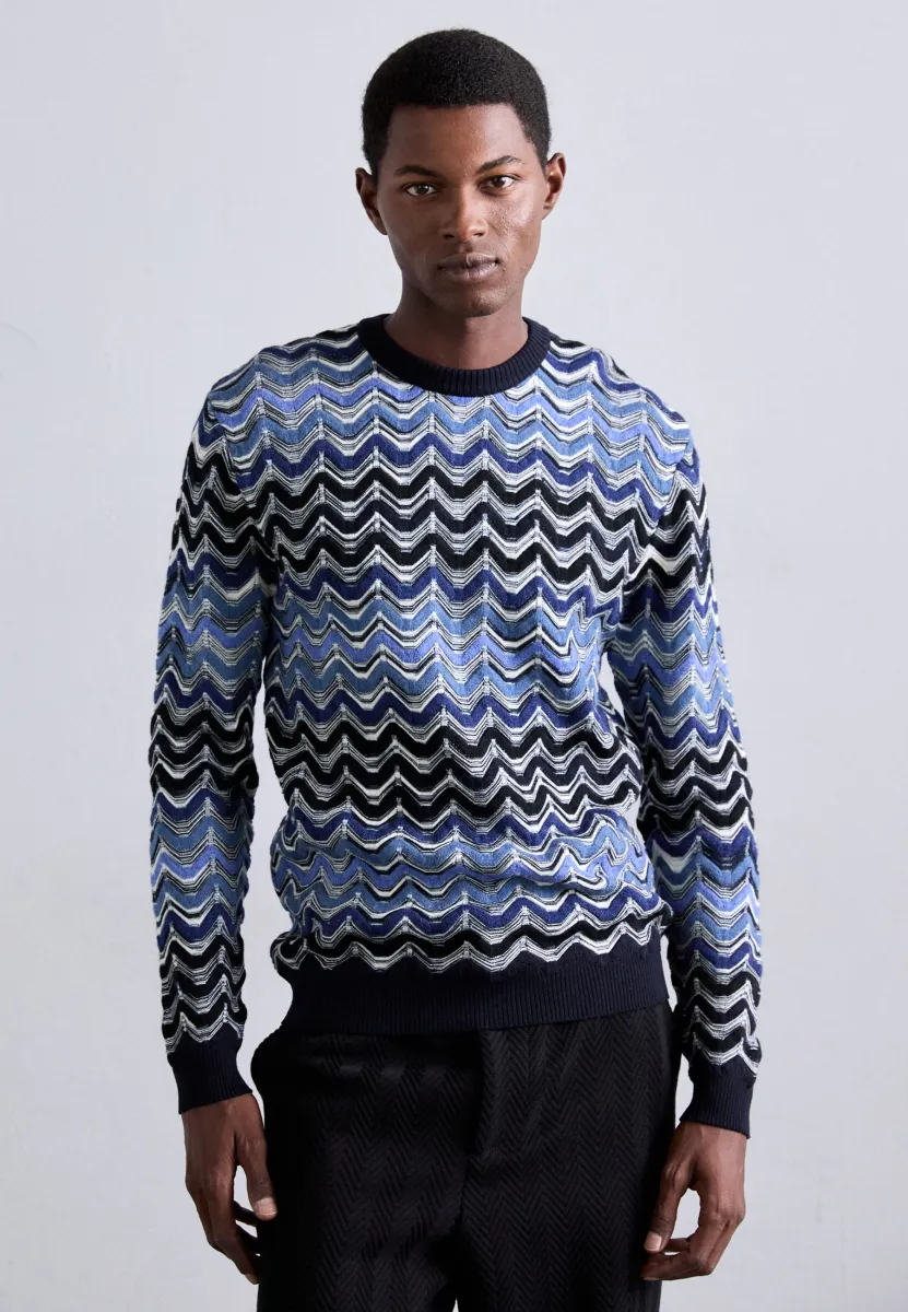 CREWNECK - Strickpullover - blue tones