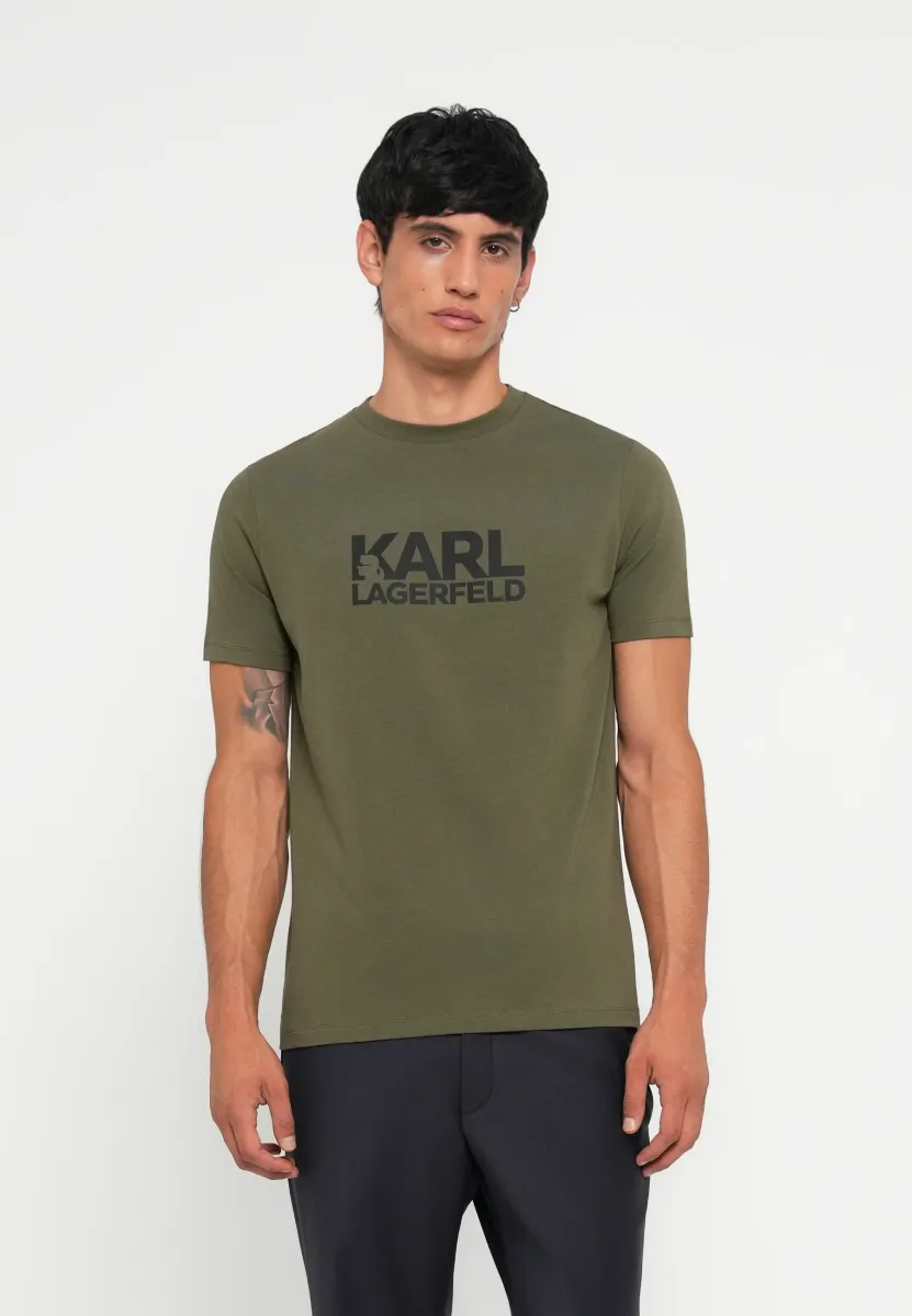 CREWNECK - T-Shirt print - dark green