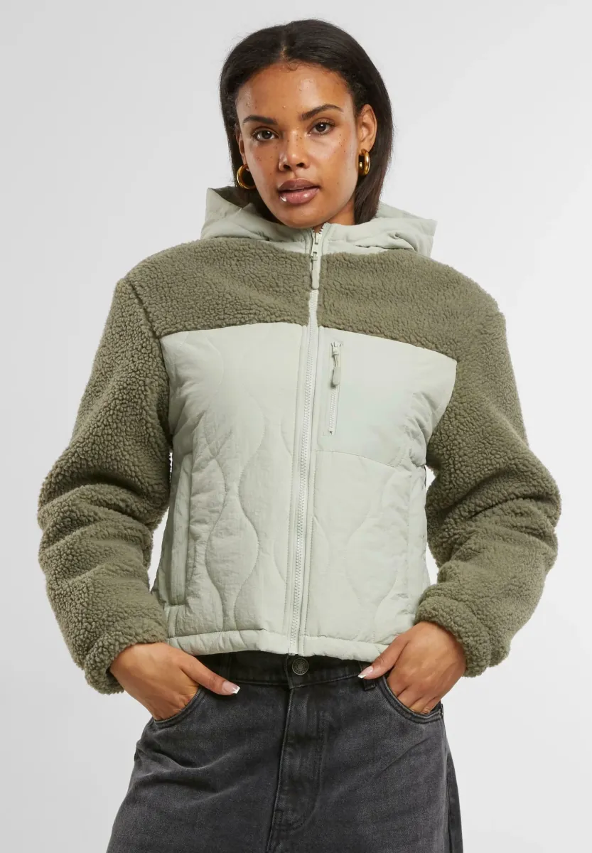 CRINKLE - Winterjacke - palegreen stonegreen