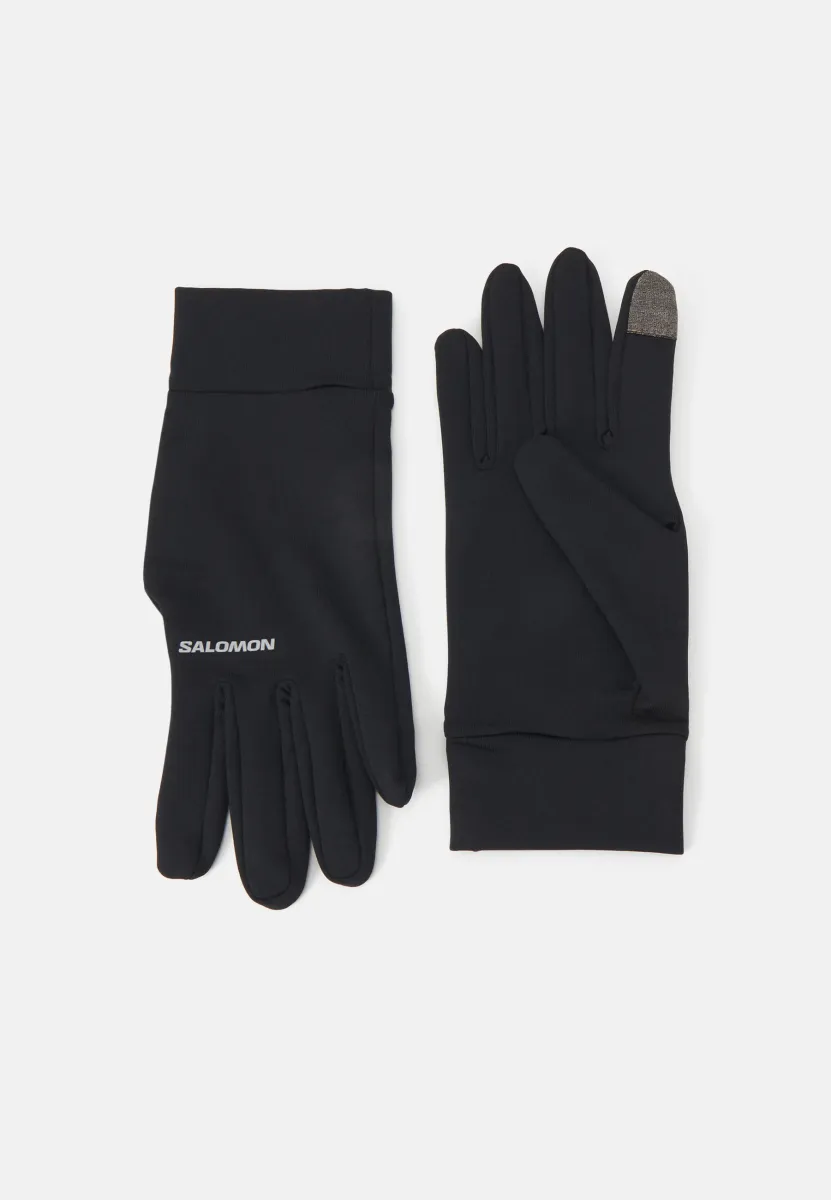 CRO WARM GLOVES - Fingerhandschuh - deep black