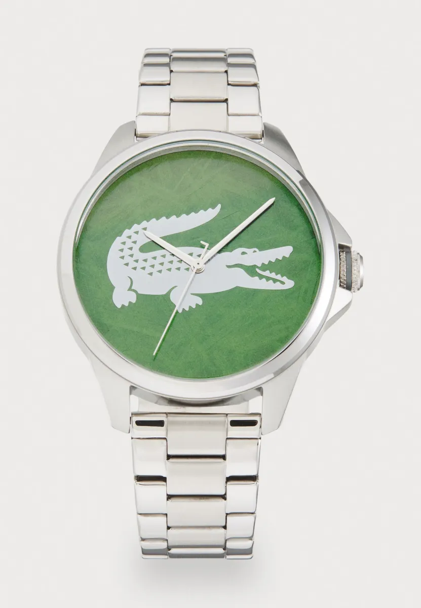 CROC - Uhr - silver-coloured/green