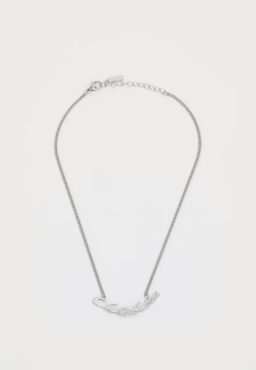 CROCODILE UNISEX - Halskette - silver-coloured