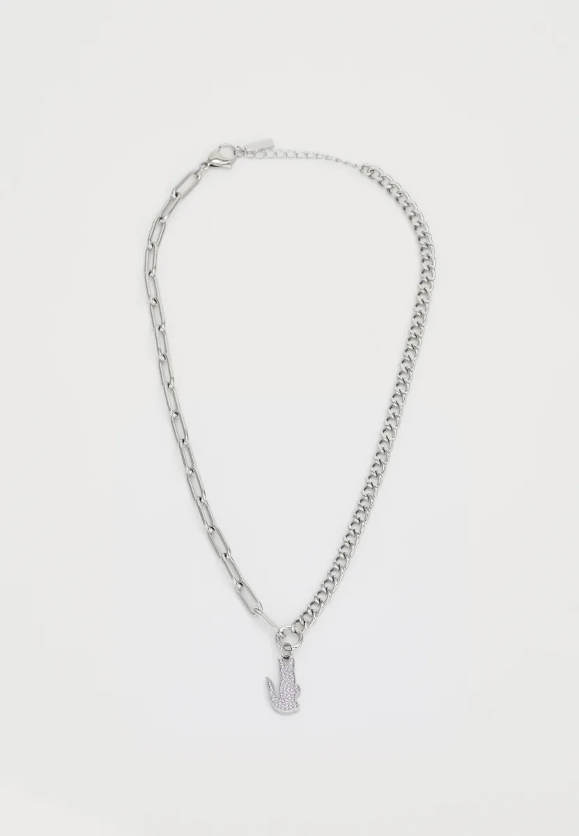 CROCODILE UNISEX - Halskette - silver-coloured