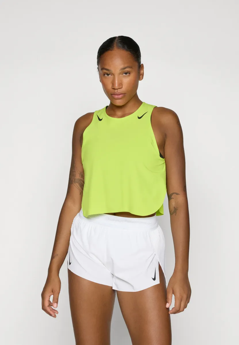 CROP TANK - Top - cyber/black