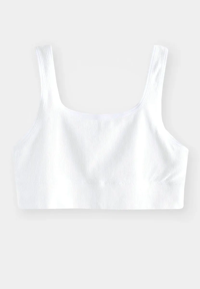 CROP - Top - white