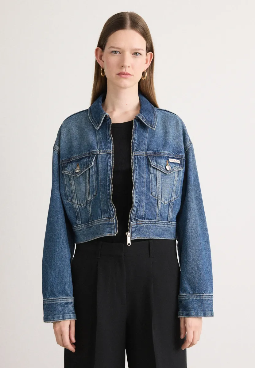 CROPPED JACKET - Jeansjacke - cold springs