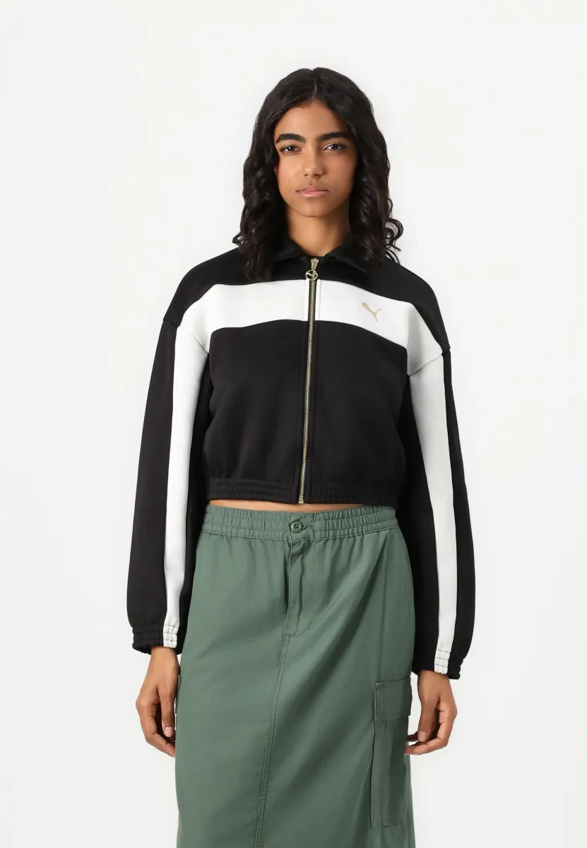 CROPPED JACKET - Leichte Jacke - black