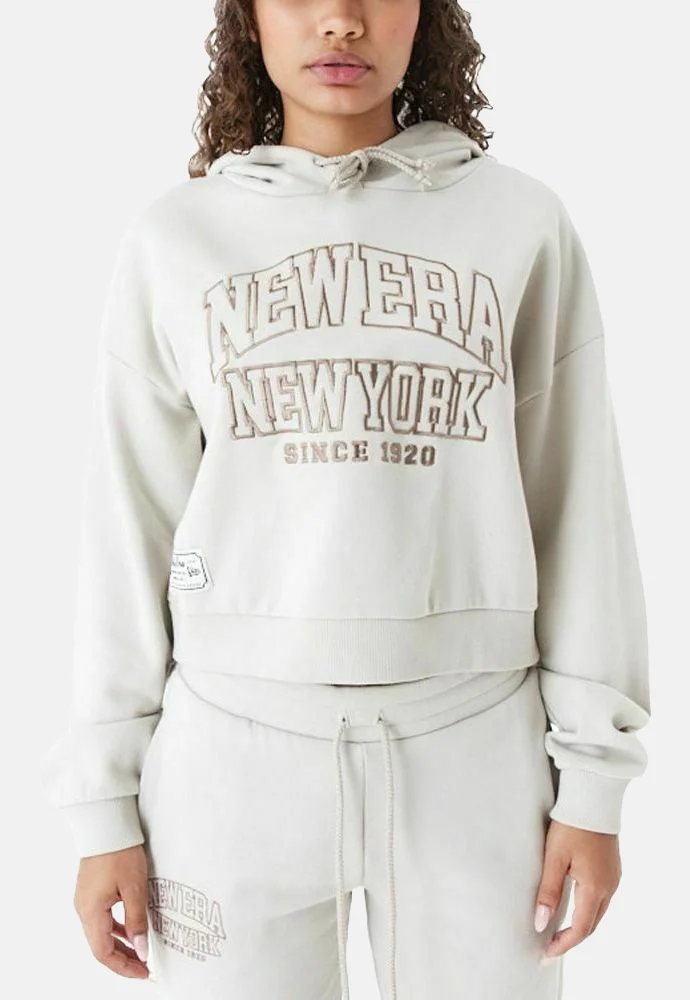 CROPPED  - Kapuzenpullover - beige