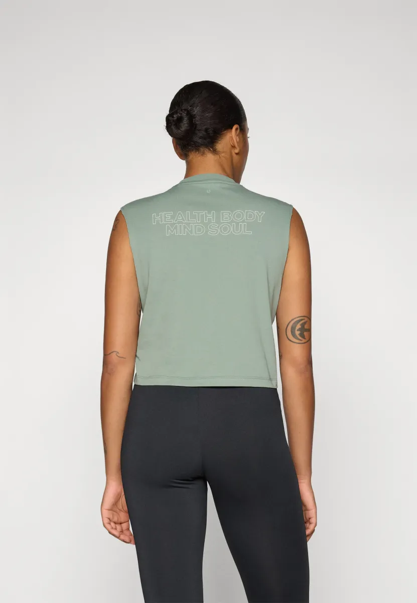 CROPPED TANK - Top - light green