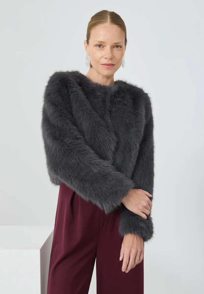 CROPPED - Winterjacke - grey