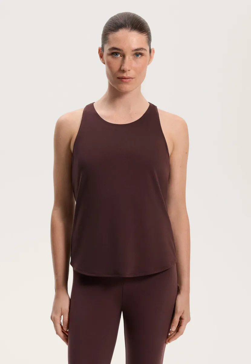 CROSS-BACK COMFORTLUX - Top - mottled brown