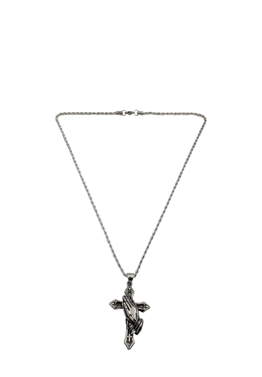 CROSS - Halskette - silber-coloured