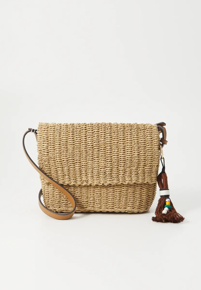 CROSSBODY BAG - Umhängetasche - natural coloured