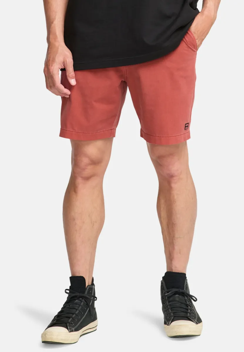 CROSSFIRE WAVE WASHED - Shorts - red