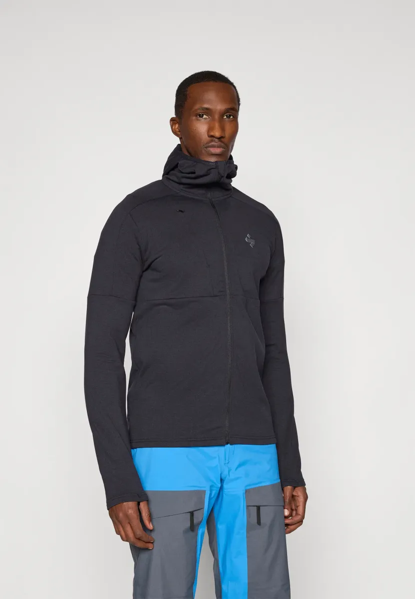 CRUSADER POLARTEC MIDLAYER  - Sweatjacke - black