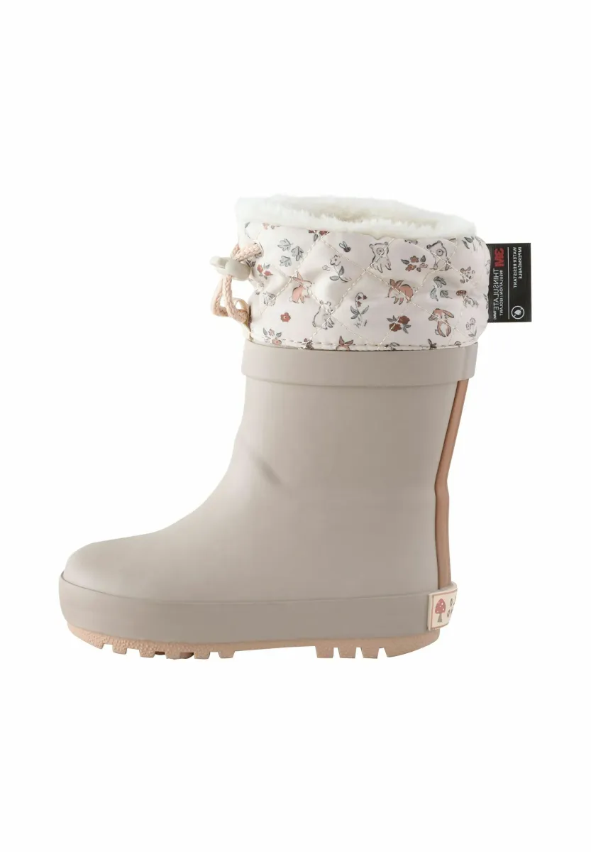 CUFF - REGULAR FIT - Gummistiefel - brown printed