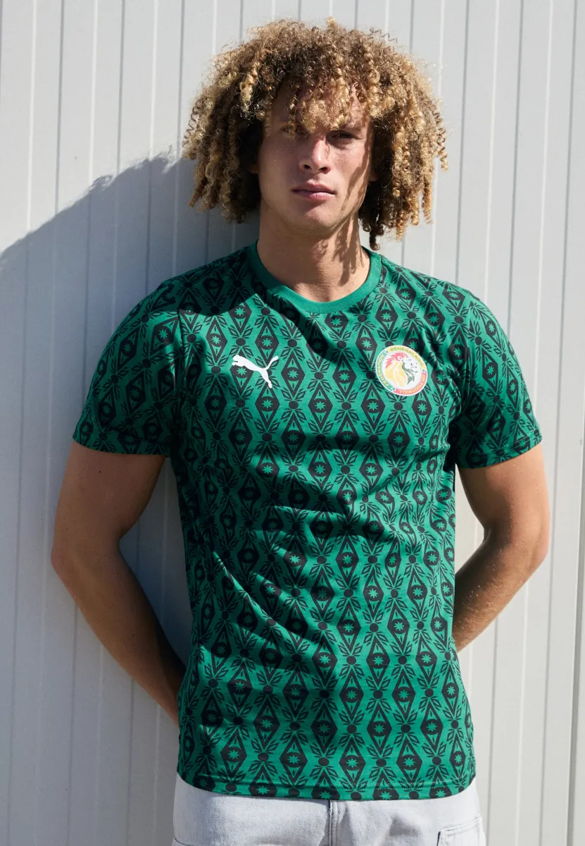 CULTURE TEE - Nationalmannschaft - power green/dark myrtle