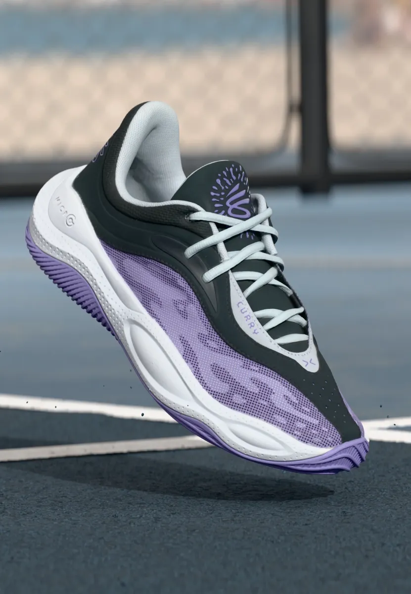 CURRY SPLASH 25 - Basketballschuh - anthracite/halo gray/transparent