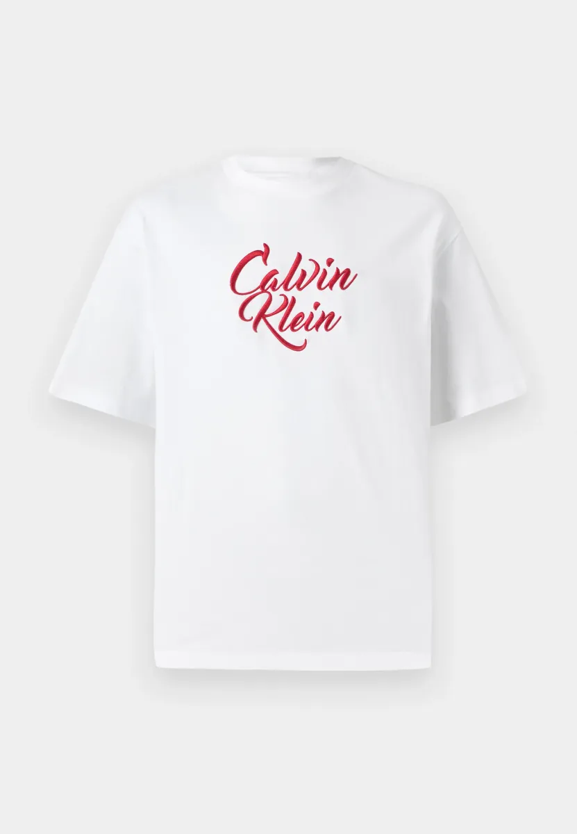 CURSIVE GRAPHIC UNISEX - T-Shirt print - brilliant white
