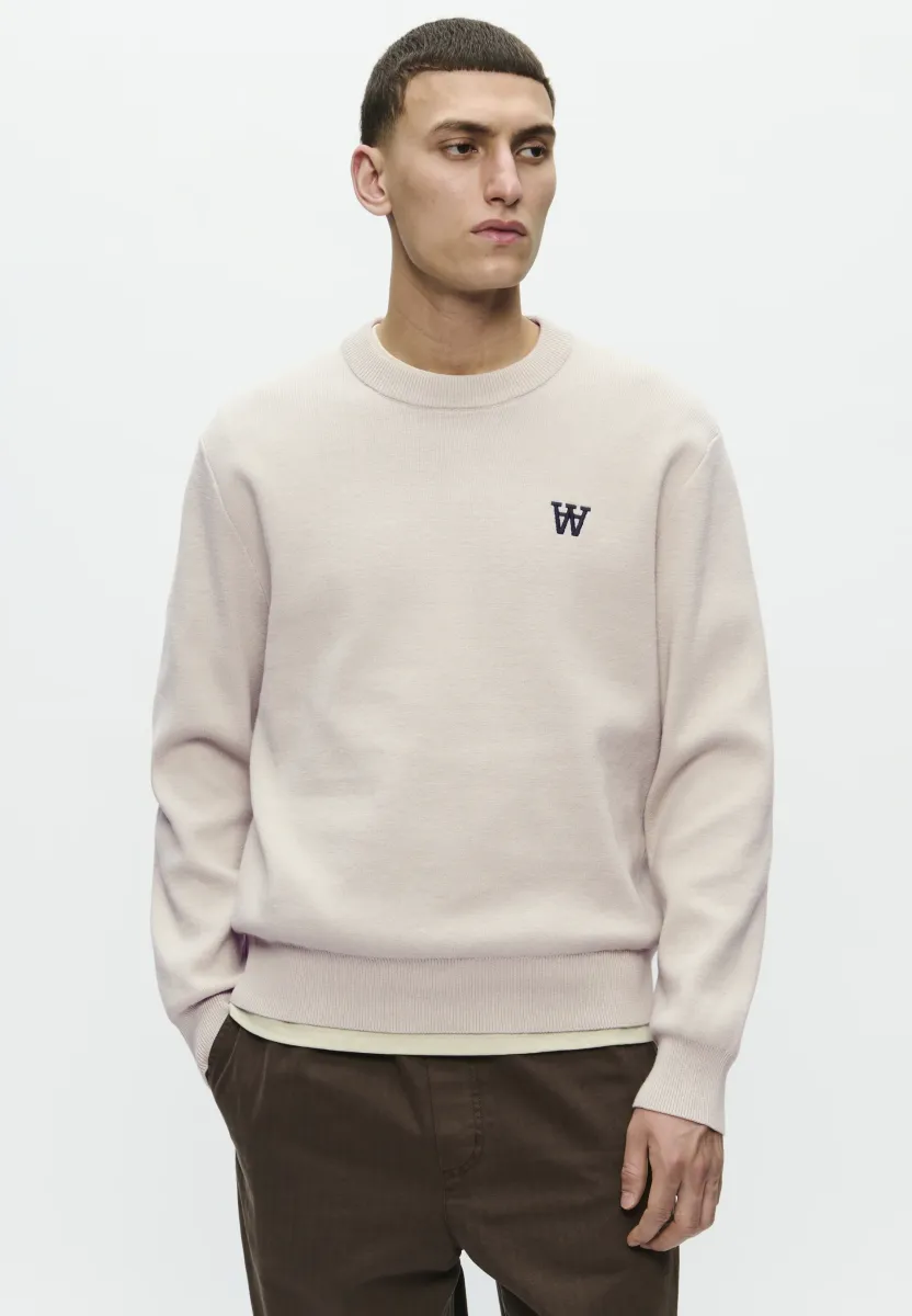 CURT CREW NECK - Strickpullover - moonstruck