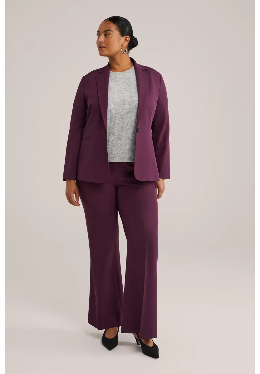CURVE - Blazer - aubergine