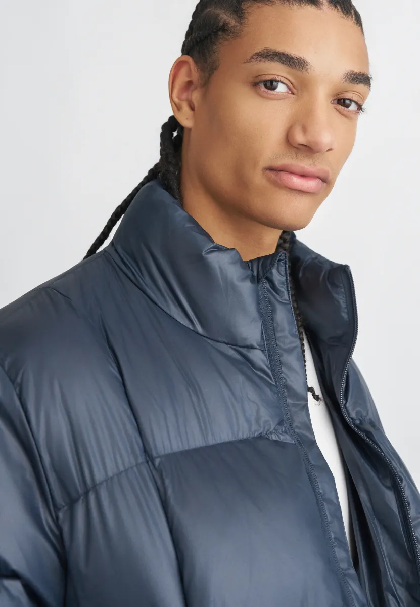 CURVE PUFFER - Winterjacke - navy