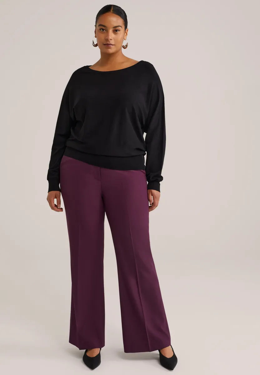 CURVE - Strickpullover - black