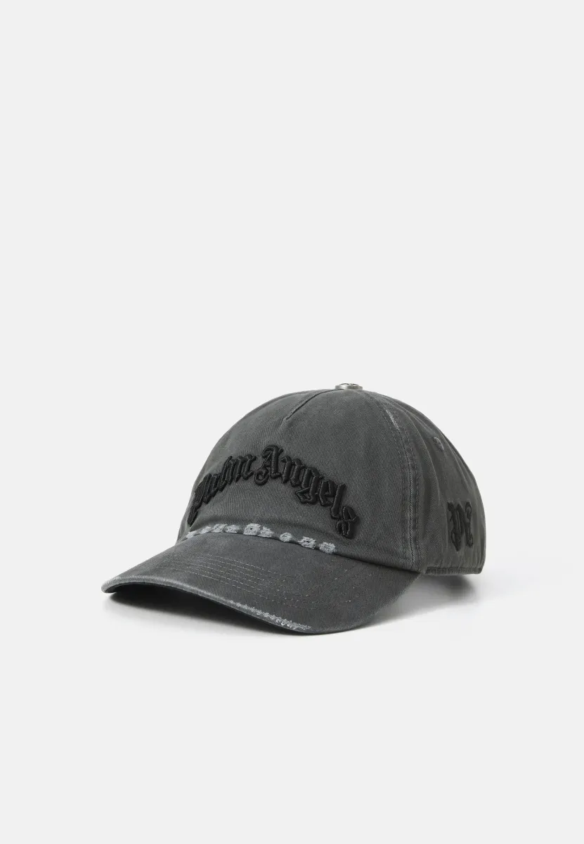 CURVED LOGO DISTRESSED - Cap - anthracite