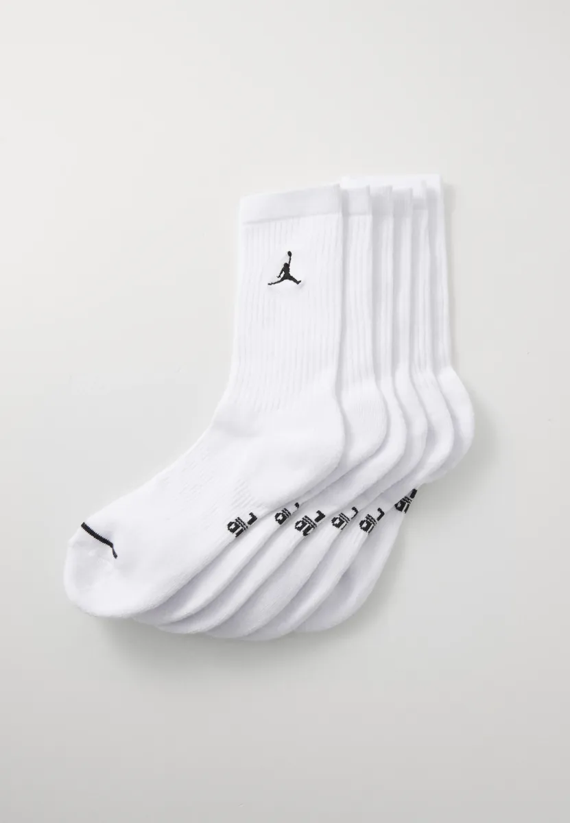 CUSH CREW 6 PACK - Sportsocken - white/black