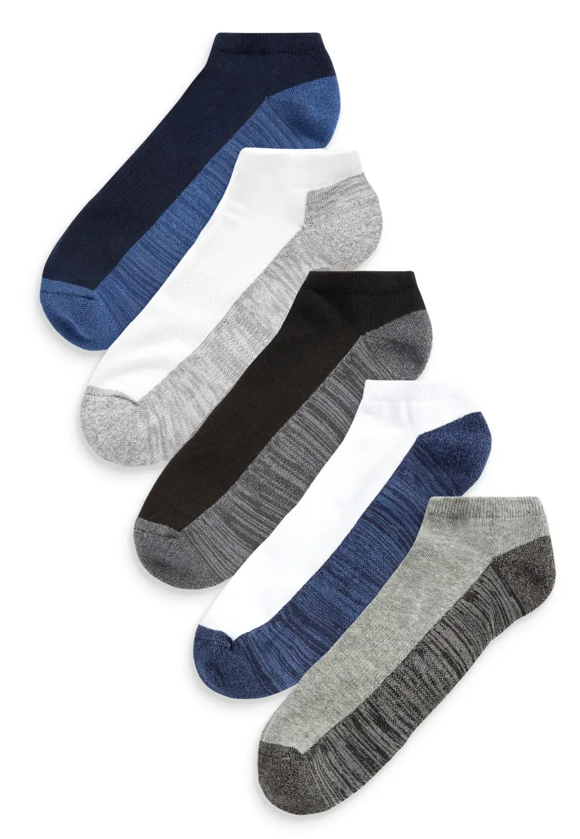 CUSHIONED 5 PACK - Füßlinge - blue grey