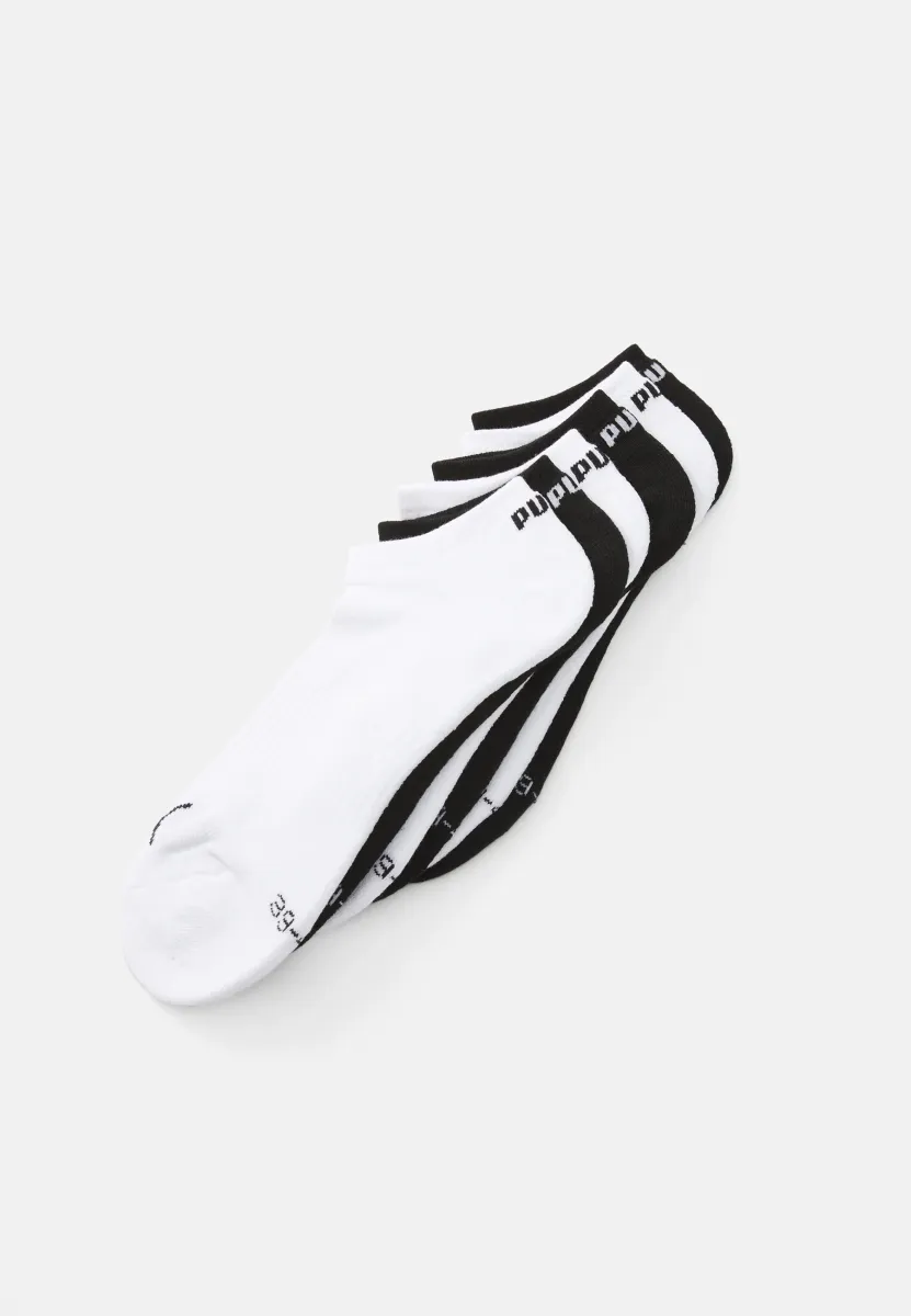 CUSHIONED SNEAKER UNISEX 6 PACK - Socken - white/black