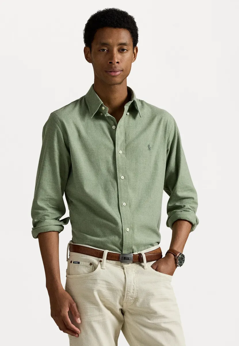 CUSTOM FIT PERFORMANCE TWILL SHIRT - Hemd - greenery heather