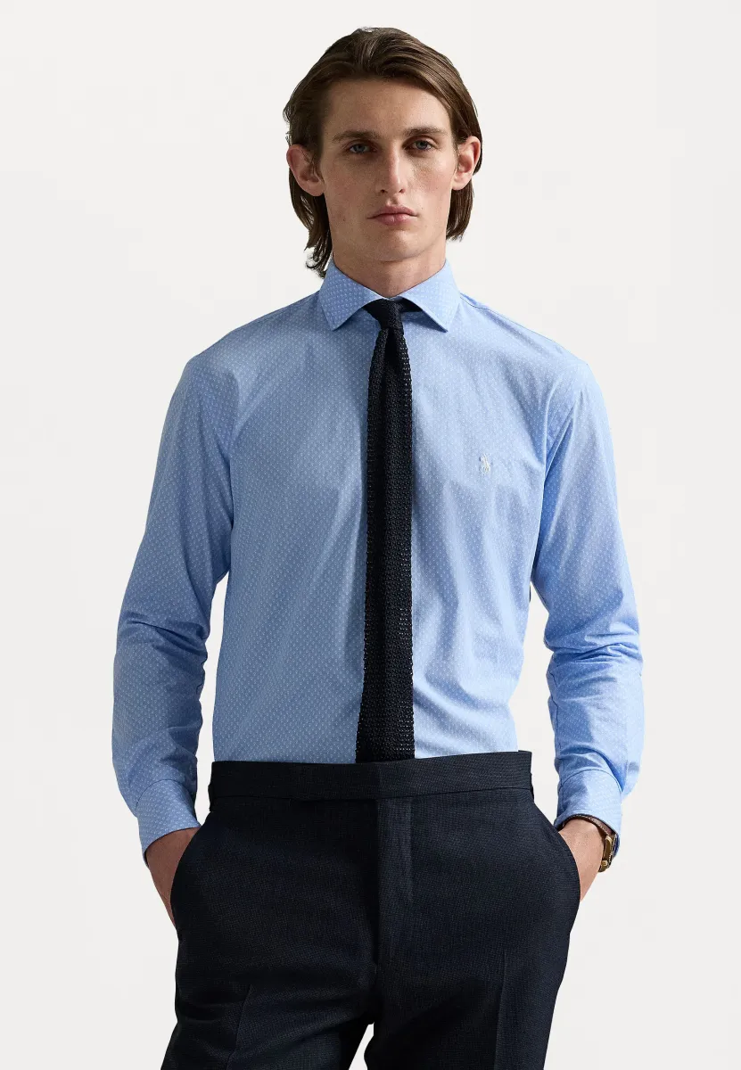 CUSTOM FIT PRINT STRETCH POPLIN SHIRT - Hemd - double deco
