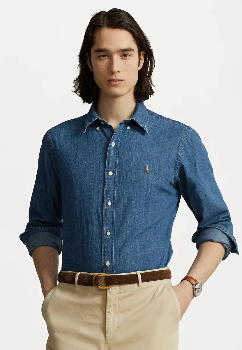 CUSTOM FIT SHIRT - Hemd - denim