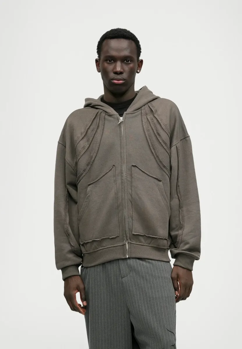 CUTLINE FRONTZIP - Sweatjacke - tarmac