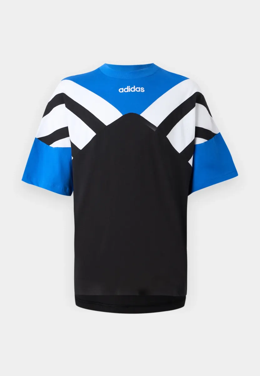 CUTLINE TEE UNISEX - T-Shirt print - black/blue