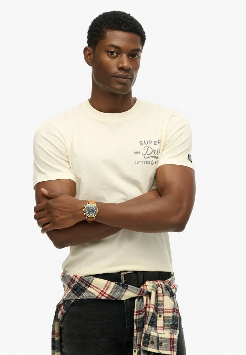 CUTTERS AND MAKERS - T-Shirt print - bone white