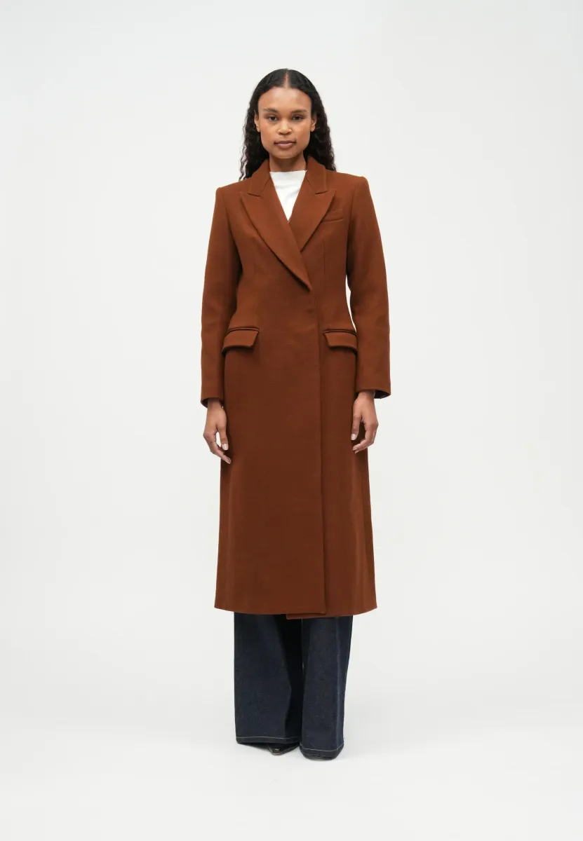 CYNTHIA - Klassischer Mantel - rusty brown