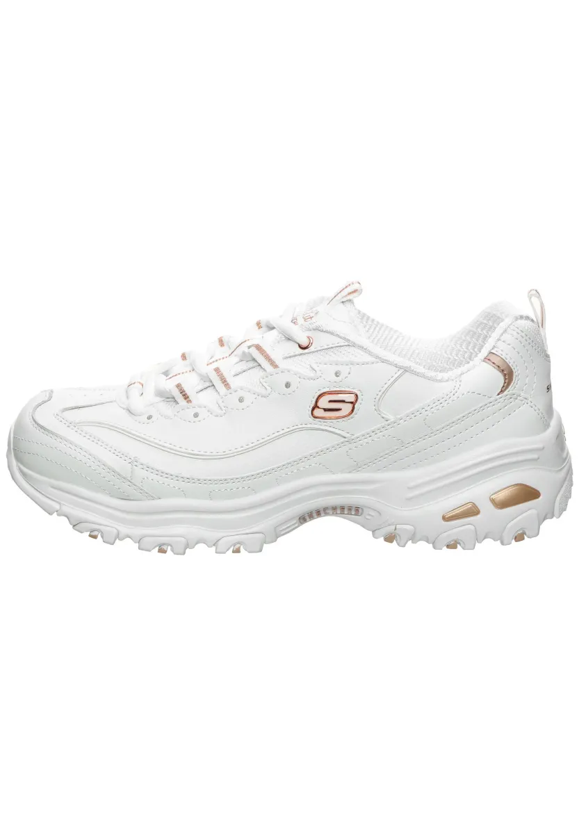 D'LITES - Sneaker low - white/rose gold-coloured