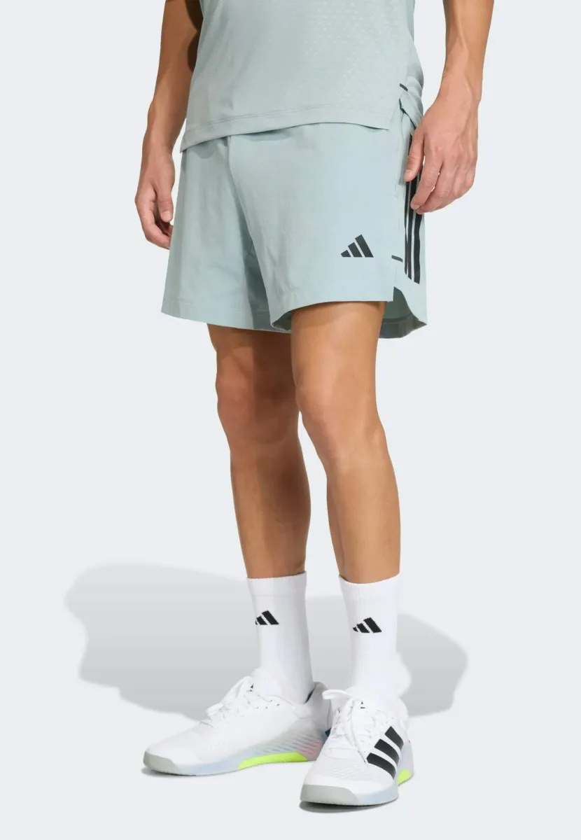 D4T POWER 3 STRIPES - Kurze Sporthose - light blue